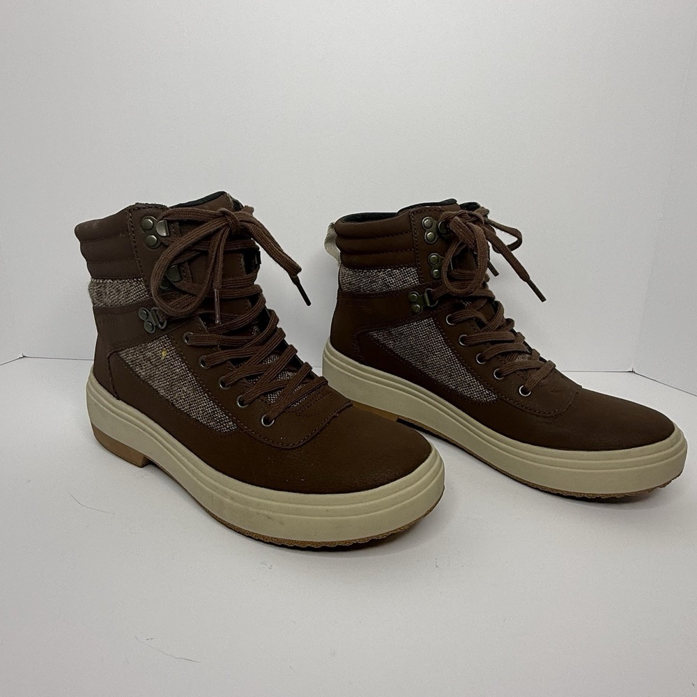 Merrell Holly 2 J003766 Women's 8 Oak Waterproof Round Toe Lace Up Winter Boots